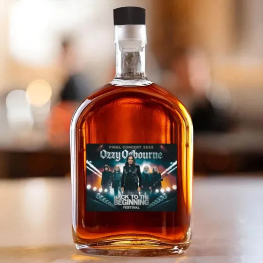 Discover Ozzy Osbourne Black Sabbath Final Concert 2025 Whiskey Bottles
