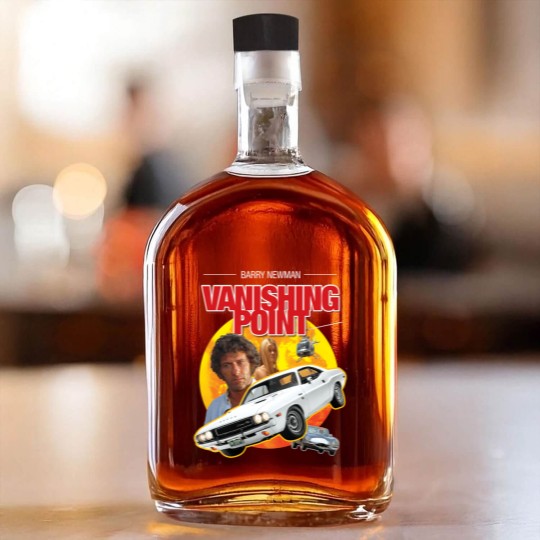 Discover Vanishing Point and Merchandise Car Movie Tribute Cult Whiskey Bottles