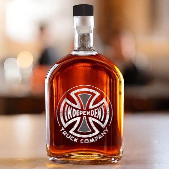 Discover Vintage Independent Truck Iron Cross Skateboard Truck Whiskey Bottles