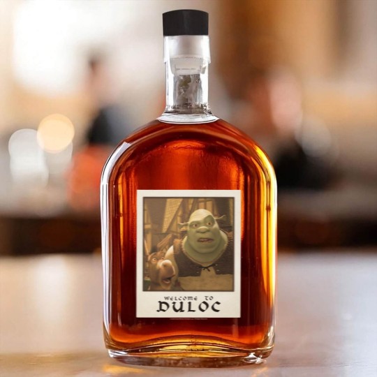 Discover Shrek Welcome To Duloc Shrek And Donkey Polaroid Whiskey Bottles