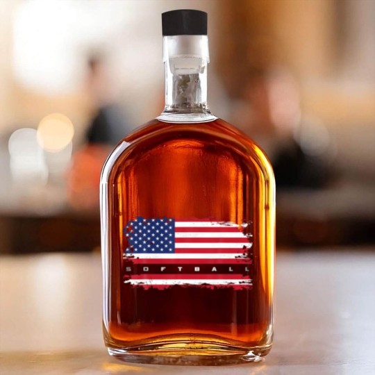 Discover Softball Apparel - Softball Whiskey Bottles