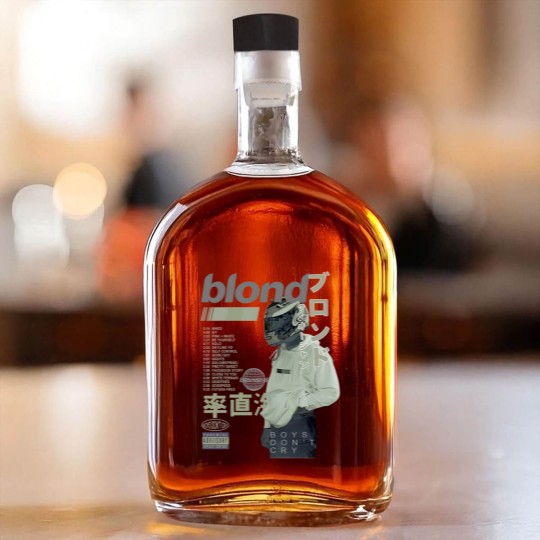 Discover Frank Ocean Blond Album Whiskey Bottles , Frank Blond Vintage 90s Whiskey Bottles