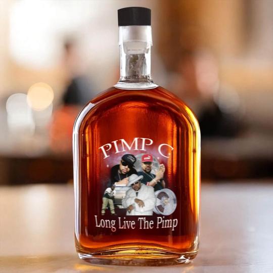 Discover Pimp C Whiskey Bottles, Pimp C Vintage Whiskey Bottles, Pimp C Hiphop Rapper Whiskey Bottles