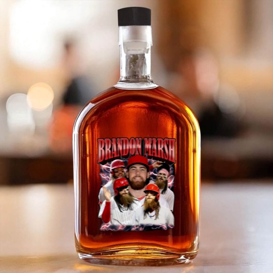 Discover Bran!don Marsh Whiskey Bottles, Brandon Baseball Player Marsh Whiskey Bottles