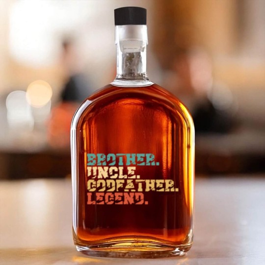 Discover brother uncle godfather legend Whiskey Bottles