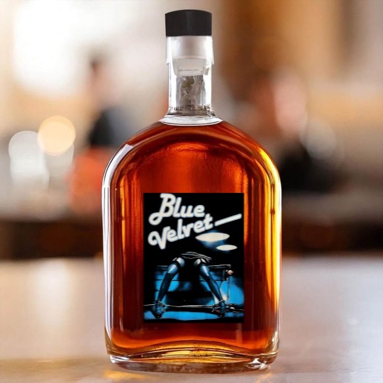 Discover Blue Velvet Movie David Lynch Whiskey Bottles Unisex Short Sleeve Cotton Whiskey Bottles