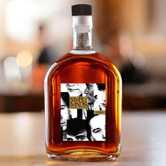 Discover Simple Minds - Once Upon A Time European Tour 1986 Whiskey Bottles