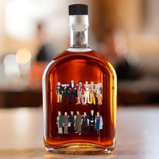 Discover All the Doctors - Doctor Who - Whiskey Bottles