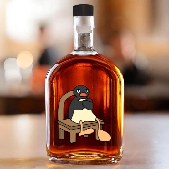 Discover Angry Pingu Classic Whiskey Bottles