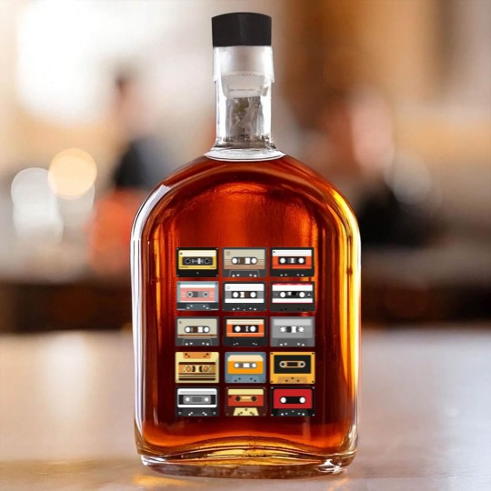 Discover Cassette Tape - Cassette Tape - Whiskey Bottles