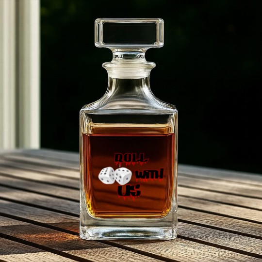 Discover Roll with US Vegas Dice Whiskey Decanters, Casino Bonus Whiskey Decanters