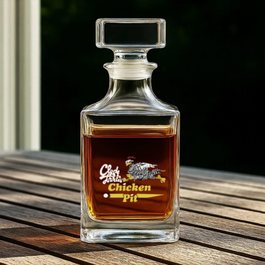 Discover Clyde Forkles Chicken Pit Gift Whiskey Decanters