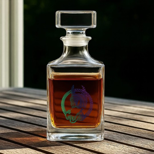 Discover Jerry Garcia Wolf guitar Dead Whiskey Decanters