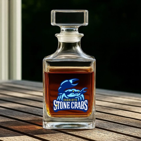 Discover Charlotte Stone Crabs Whiskey Decanters