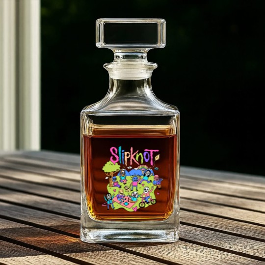 Discover SL.I.P.KN.OT Whiskey Decanters - All Hope Is Gone Whiskey Decanters - The End So Far Merch -  The Gray Chapter Whiskey Decanters