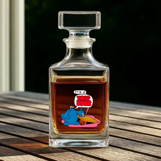 Discover It's A Trap Door - Trap Door - Whiskey Decanters