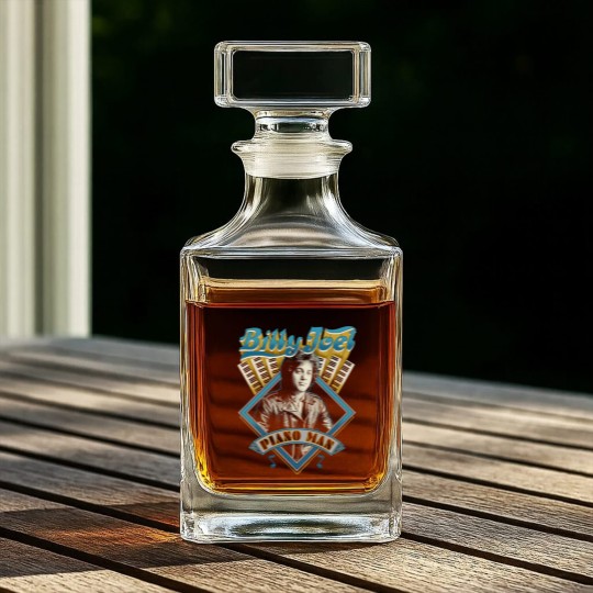 Discover Billy Joel 'Piano Man' (Black) Whiskey Decanters