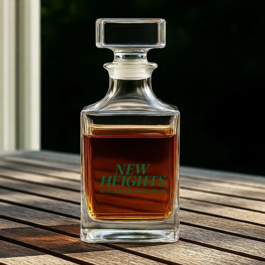 Discover New Heights Merch New Heights Podcast Whiskey Decanters