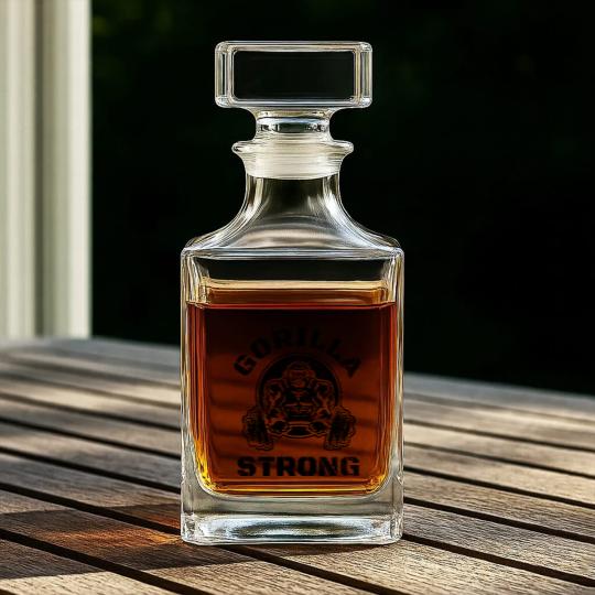 Discover GORILLA STRONG Gym Whiskey Decanters, Workout Whiskey Decanters, Gorilla Whiskey Decanters