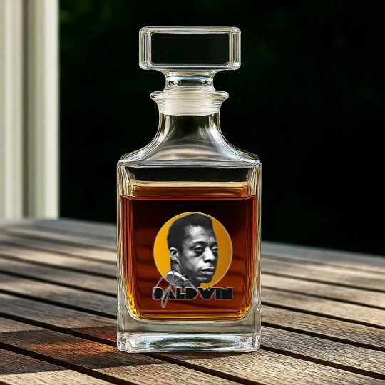 Discover Retro James Baldwin Gold Tribute - James Baldwin - Whiskey Decanters