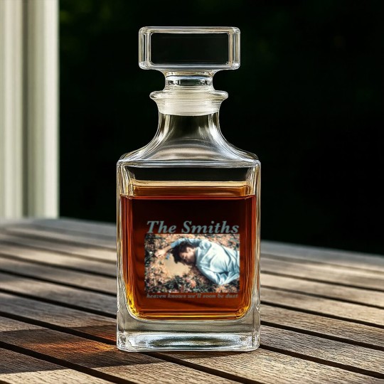 Discover The Smiths band 90s Morrissey Short sleeve Whiskey Decanters