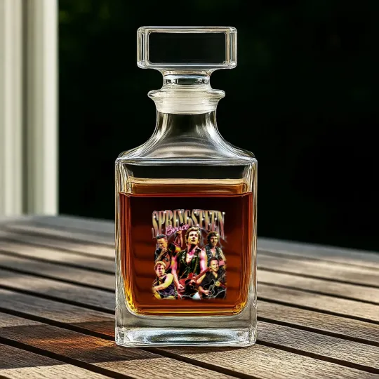 Discover Bruce Springsteen Graphic Bruce Springsteen Whiskey Decanters
