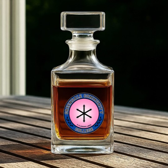 Discover Greendale Community College Whiskey Decanters