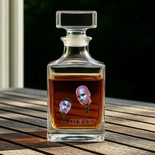 Discover NAS & DMX Whiskey Decanters belly movie vintage rap Whiskey Decanters 90s
