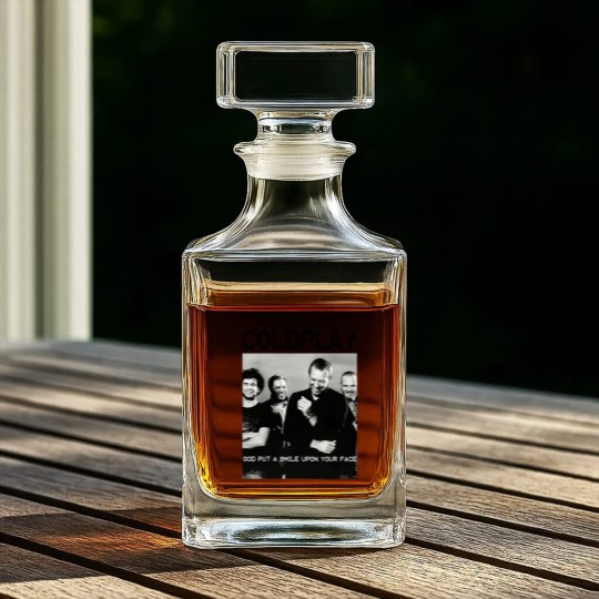 Discover Coldplay World Tour 2025 Whiskey Decanters, Gift Whiskey Decanters For Coldplay Fans
