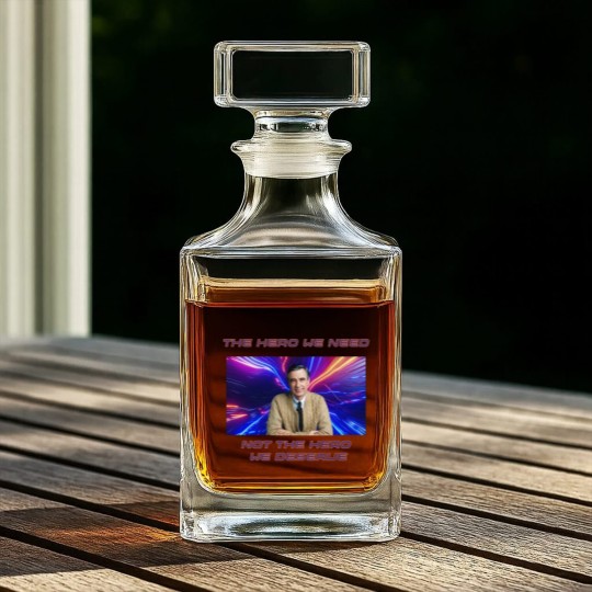 Discover Mr. Rogers Short-Sleeve Unisex Whiskey Decanters
