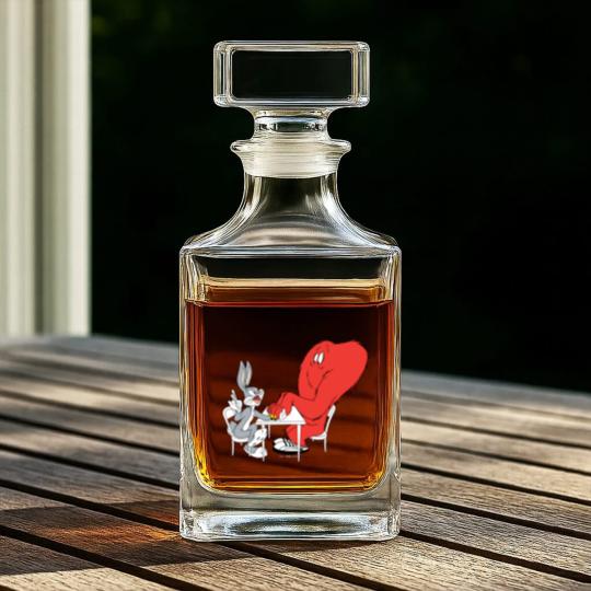 Discover BUGS BUNNY™ and Gossamer 2 Whiskey Decanters