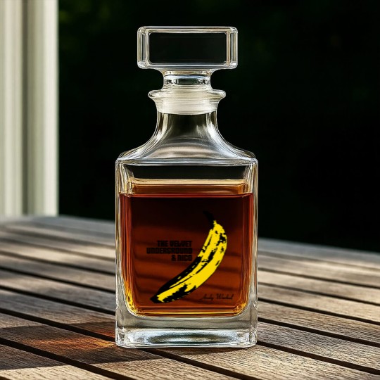 Discover The Velvet Underground _amp_ Nico, LARGE Print Whiskey Decanters