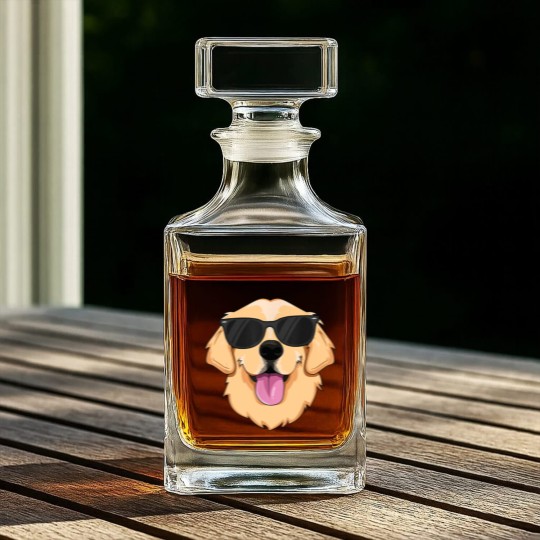 Discover Golden Retriever for Boys Girls Sunglasses Whiskey Decanters Whiskey Decanters