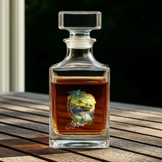 Discover Jimmy Buffett 1983 One Particular Harbor Signature Whiskey Decanters