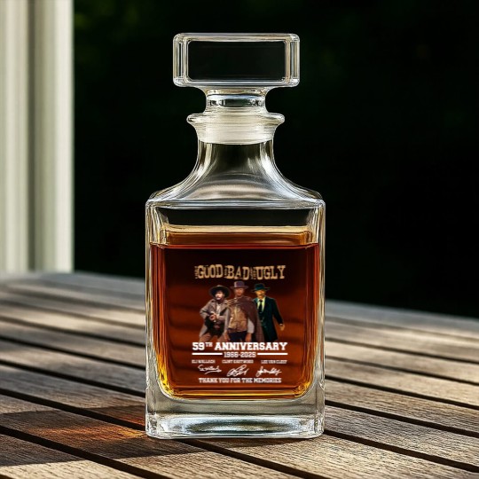 Discover The Bad Ugly Clint Eastwood Anniversary Whiskey Decanters