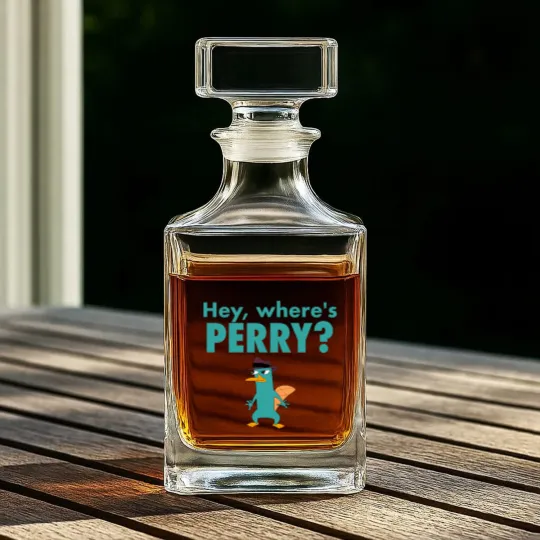 Discover Hey, Where's Perry? - Phineas - Whiskey Decanters