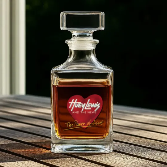 Discover Huey Lewis Whiskey Decanters
