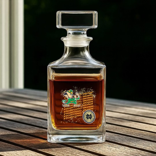 Discover Vintage 90s ND University Crewneck Whiskey Decanters