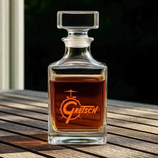 Discover GRETSCH DRUM LOGO Whiskey Decanters