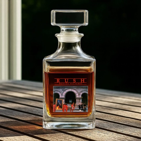 Discover Moving Pictures - Rush Whiskey Decanters