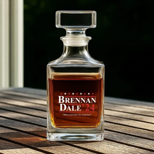 Discover Step Brothers Brennan Dale 2024 Election Whiskey Decanters