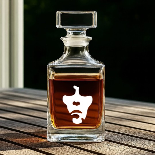 Discover Ian Brown Face Whiskey Decanters The Stone Roses Music Band Guitar