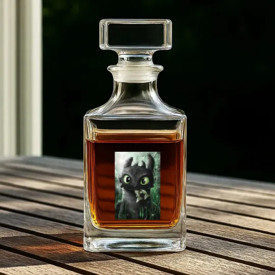 Discover How To Train Your Dragon, Toothless Gifts For Men & Women Whiskey Decanters
