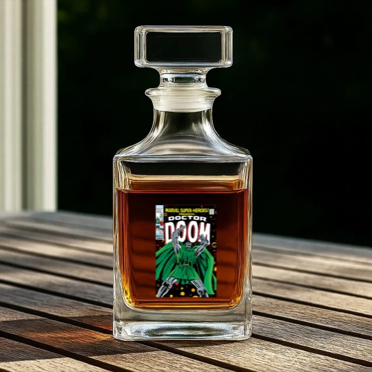 Discover Dr. Dooom Whiskey Decanters, 90's style, Comic Whiskey Decanters