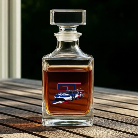 Discover GT IMSA GTLM Race Car Premium Whiskey Decanters