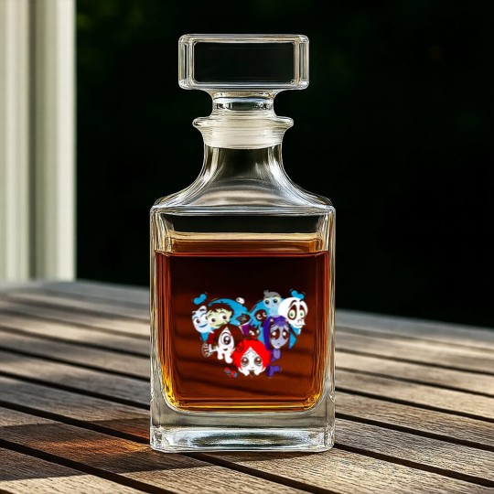 Discover Ruby Gloom heart Whiskey Decanters
