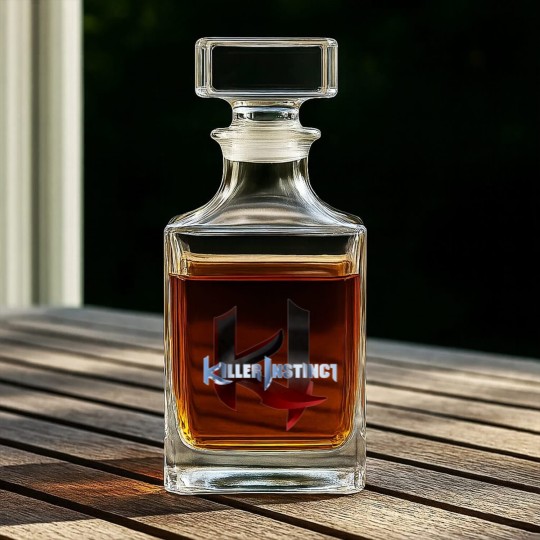 Discover Killer Instinct Logo Whiskey Decanters