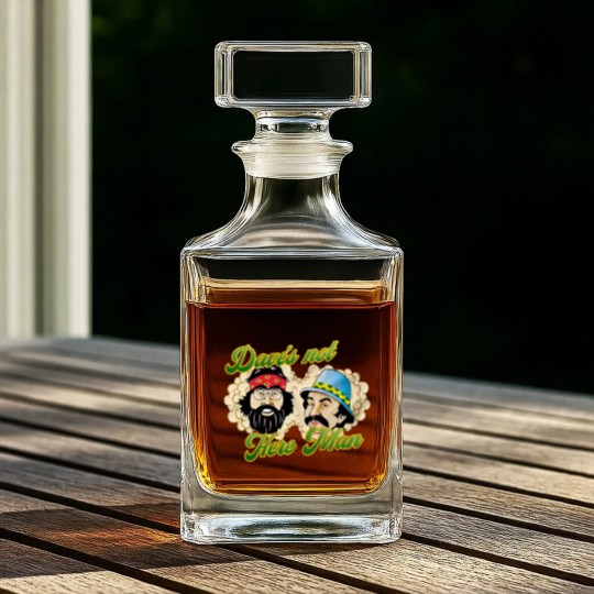 Discover Daves Not Here Man Whiskey Decanters, Cheech And Chong Whiskey Decanters