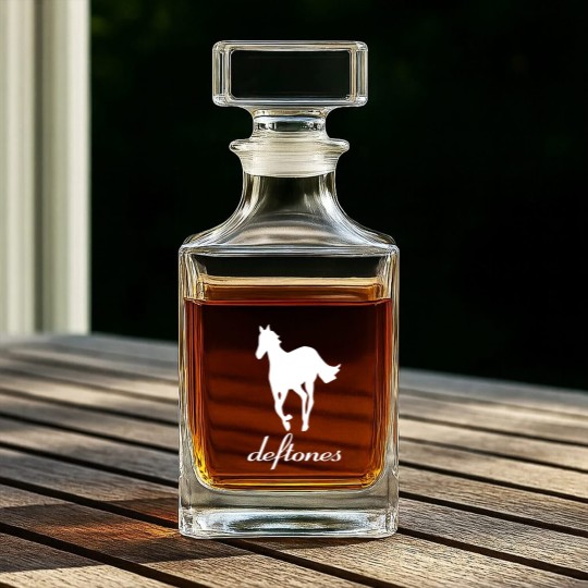 Discover Vintage Deftone Pony Logo Whiskey Decanters