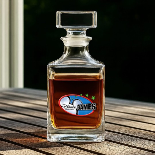 Discover Channel Game Whiskey Decanters, Mouse Ears Gaming Whiskey Decanters